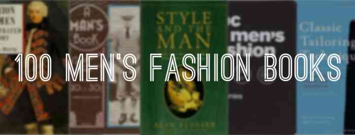 Books on men's fashion