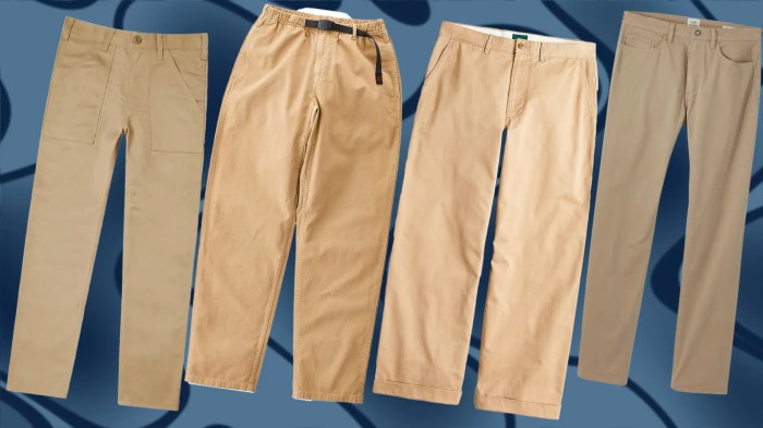 Men's fashion khaki pants